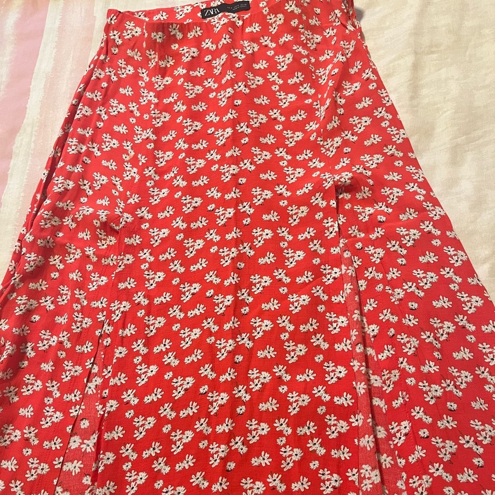 Zara midi slit skirt